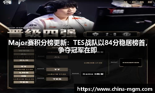 Major赛积分榜更新：TES战队以84分稳居榜首，争夺冠军在即